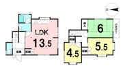 富士見町2貸家の間取り画像