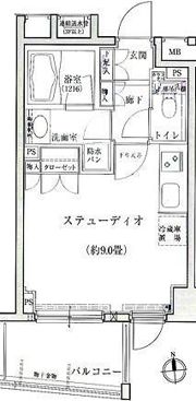 ドルフ後楽園ステーションフロントの間取り画像