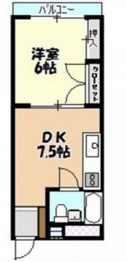 免出ビルの間取り画像