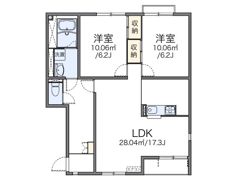 レオネクストキッズⅢの間取り画像