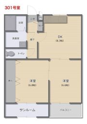 ロイヤルコートの間取り画像