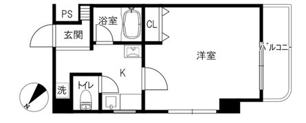 ハイデンス浅の川の間取り画像