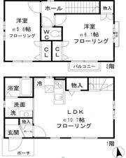 プレジィールの間取り画像