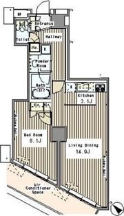MY TOWER RESIDENCEの間取り画像