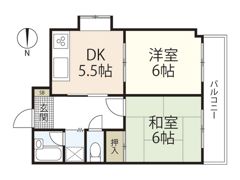 大桂第2ビルの間取り画像