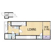 リバーノース庚午の間取り画像