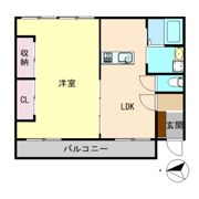 寒香梅ハイツの間取り画像