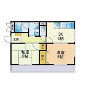 北崎コーポの間取り画像