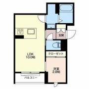 ベレオ東新町の間取り画像