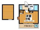 本町コーポあさひの間取り画像