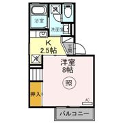 ロイヤルファミール Bの間取り画像