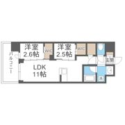コンフォリア・リヴ淡路町一丁目の間取り画像