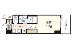 S-RESIDENCE表町の間取り画像