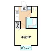 コーポUの間取り画像