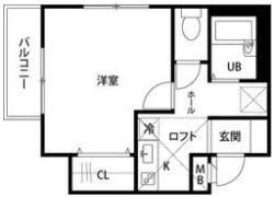 ヴァーベナ川名の間取り画像