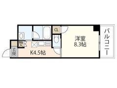 Gold Court楽々園の間取り画像