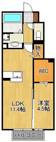 D-room泉台 A棟の間取り画像