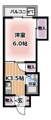 グロースハイツ忍ヶ丘Ⅱの間取り画像