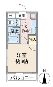 パレスノムラの間取り画像