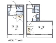 レオパレスラ・クロシェットの間取り画像