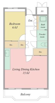 マンションアピカの間取り画像