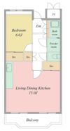 マンションアピカの間取り画像