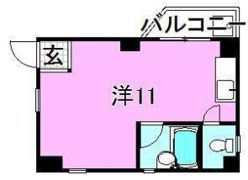 オックスフォードサーカス松山市駅IIの間取り画像