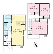 カーサビアンカ須和田の間取り画像