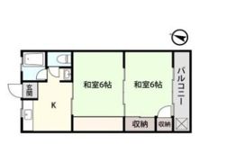 ラ・ネージュ富山Ⅱの間取り画像