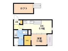 ブルーミー二日市ラピスの間取り画像