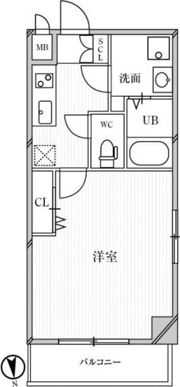 ｸﾚｰﾙｿﾌｨｱ都島の間取り画像