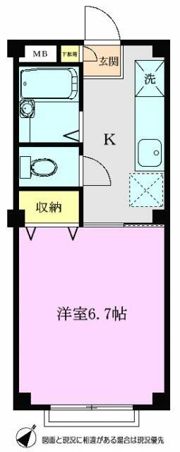 カーサ北アサカの間取り画像