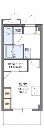 レオパレス浦添の間取り画像