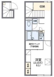 レオパレスnew伊部の間取り画像