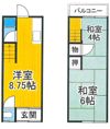 木田元宮2丁目テラスハウスの間取り画像