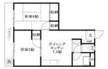 白形マンションの間取り画像