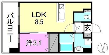 アルファプレミアム高砂の間取り画像