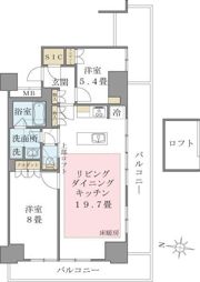 Brillia ist 東雲キャナルコートの間取り画像