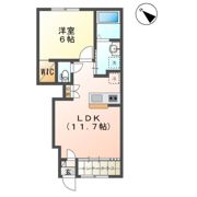 （仮称）千葉市中央区矢作町新築アパートの間取り画像