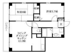フォブールM2の間取り画像