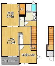 エルメゾンOGURAの間取り画像