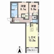 クオリスタ新横江の間取り画像
