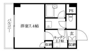 ヴィラ・アンソレイエ南江戸の間取り画像