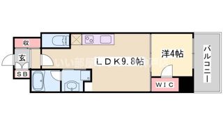 ブエナビスタ神戸三宮の間取り画像