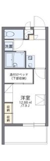 レオパレス久米の間取り画像