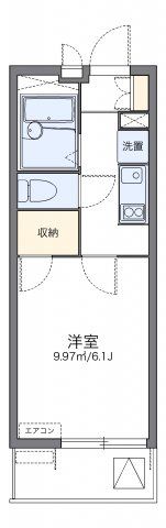 レオパレス三ヶ田の間取り画像