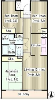 マンションカメリア 弐番館の間取り画像
