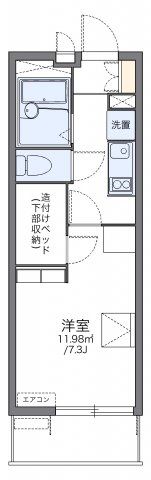 レオパレスラ ピアンタ都立家政の間取り画像