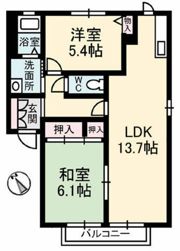 エモーション C棟の間取り画像