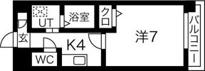 セオークス東山の間取り画像